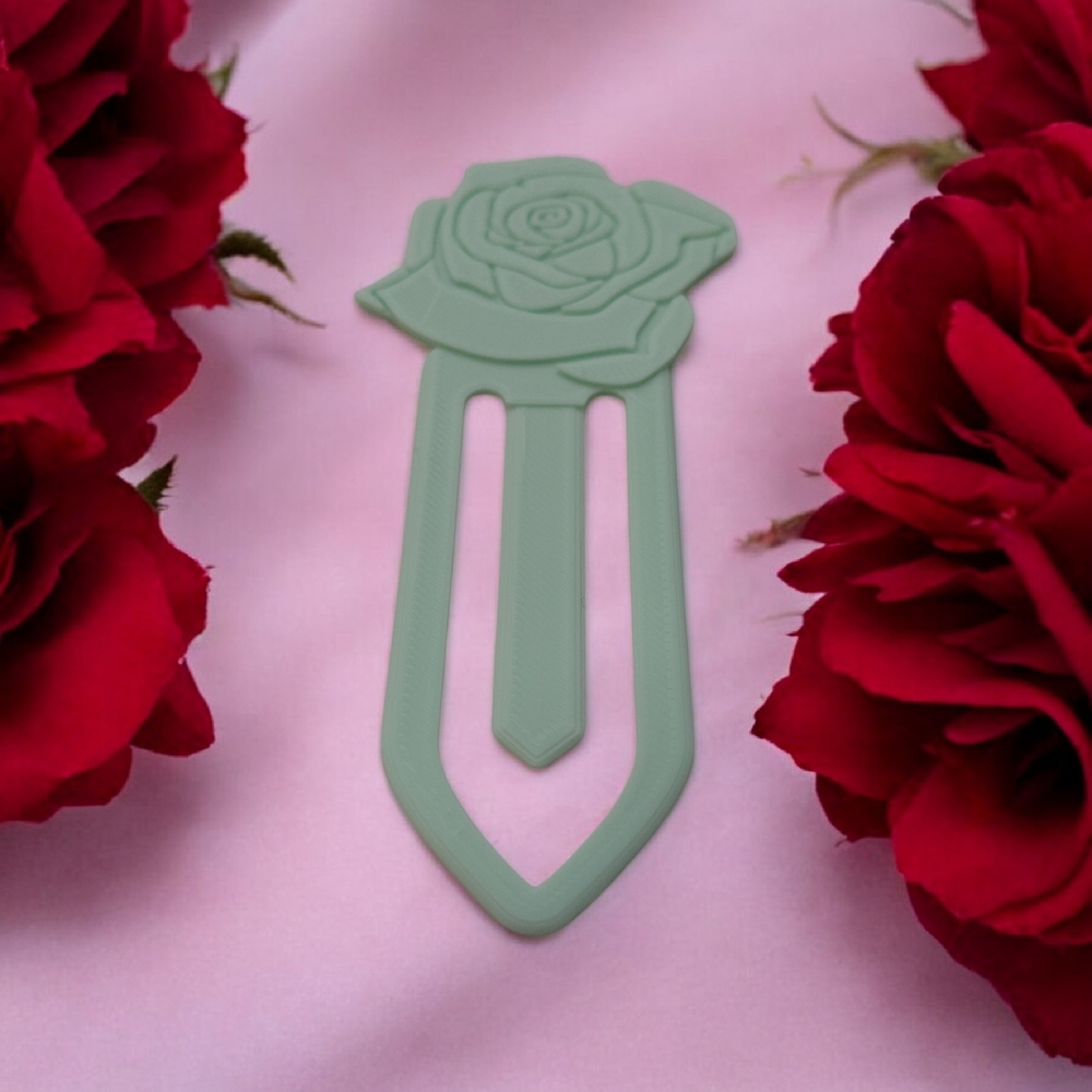 Rose Shaped Bookmark - Picture 2 of 6